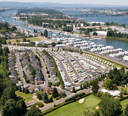 Aerial View of the Park and its Surroundings