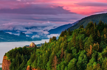 Nearby Vista House at Crown Point